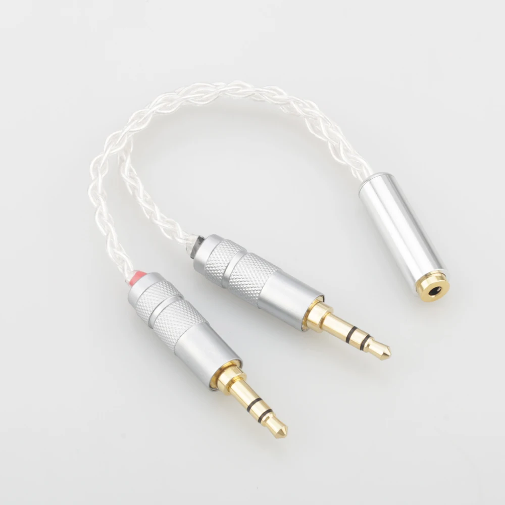 

Аудио ocrast HC024 2,5 мм разъем для 2 шт. 3,5 мм поно-плеер адаптер AUX наушники микрофон соединитель Адаптер 2,5 мм гнездо 2 3,5 мм штекер