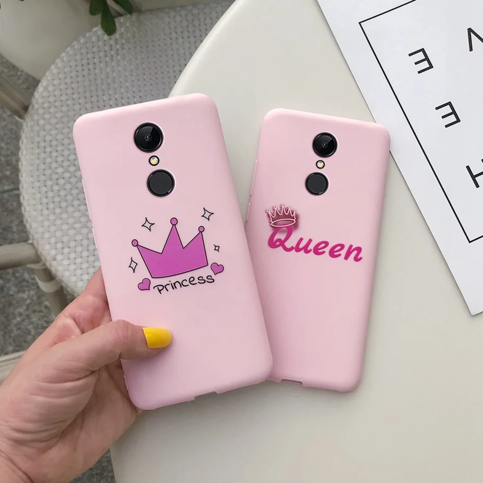 Чехол для Xiaomi Redmi 5 Plus чехол телефона силиконовый карамельного цвета из ТПУ задняя