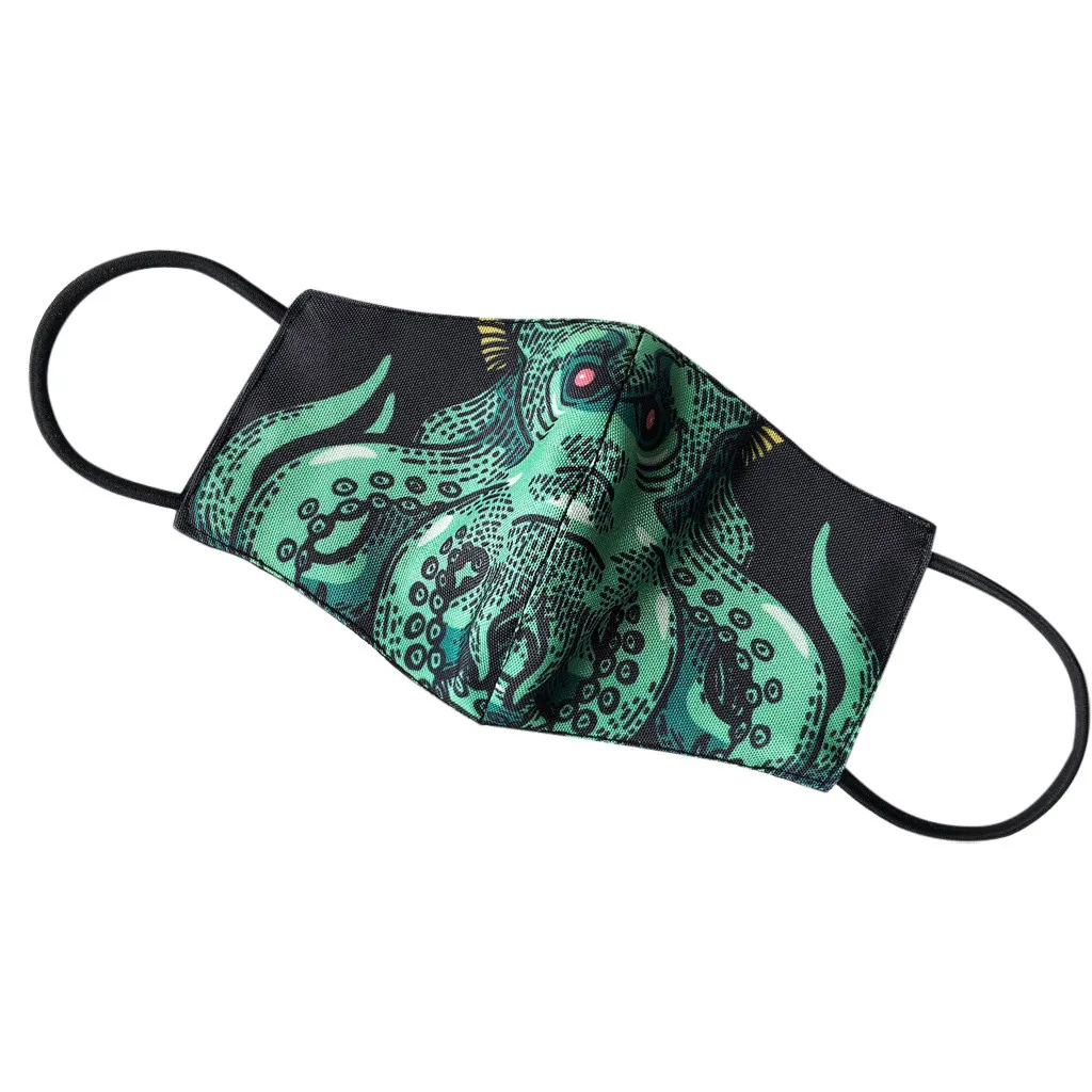 Children's Funny Dust-proof Facemask Printed Halloween Party Masks Kids Washable fp2 Cotton Face Shield Breathable Muffle P828 | Спорт и