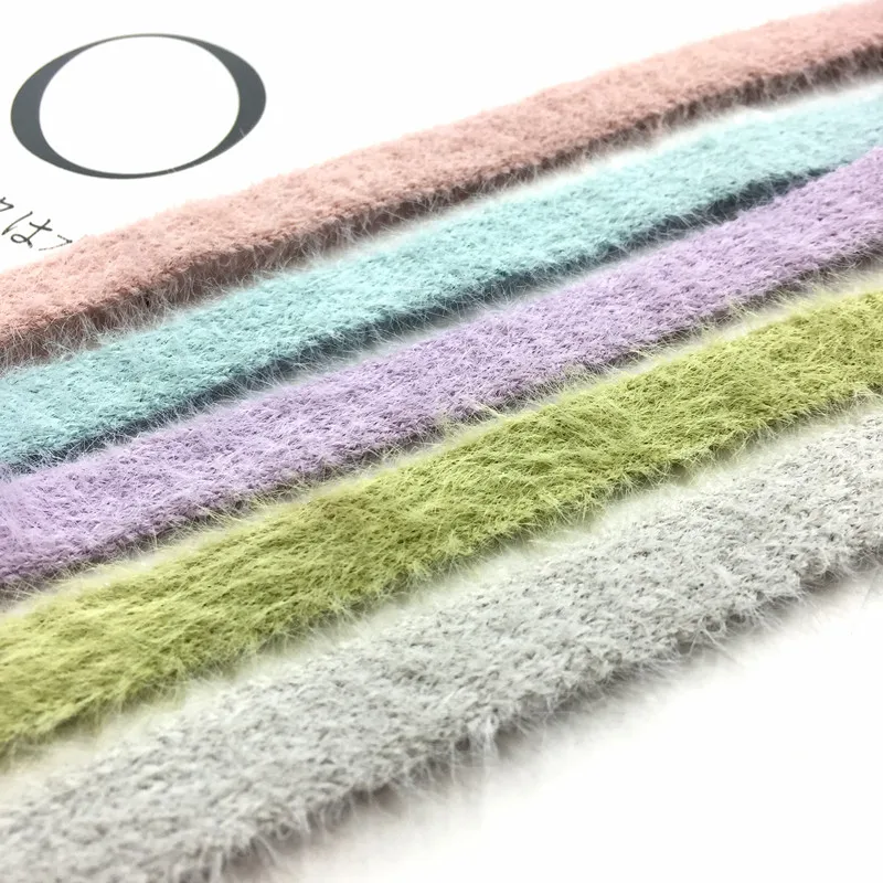 Новинка Осень-зима кружевные аксессуары 1 см Плюшевые Вязаные заколки для волос