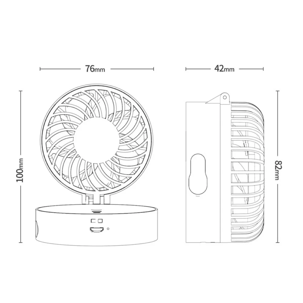 

Portable Mini Handheld Folding LED USB Rechargeable Humidifier Air Cooling Fan Small Desk Fans handheld Air Cooler for Room