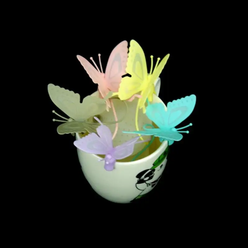 Чайные пакетики-бабочки ситечки Силиконовый Фильтр ситечко для заваривания чая