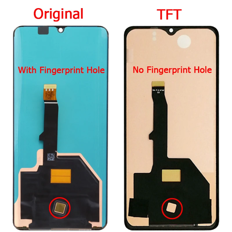 Оригинальный дисплей для Huawei P30 Pro LCD с рамкой 6 47 &quotP30 VOG-L09 L04 L29 TL00 ЖК сенсорный