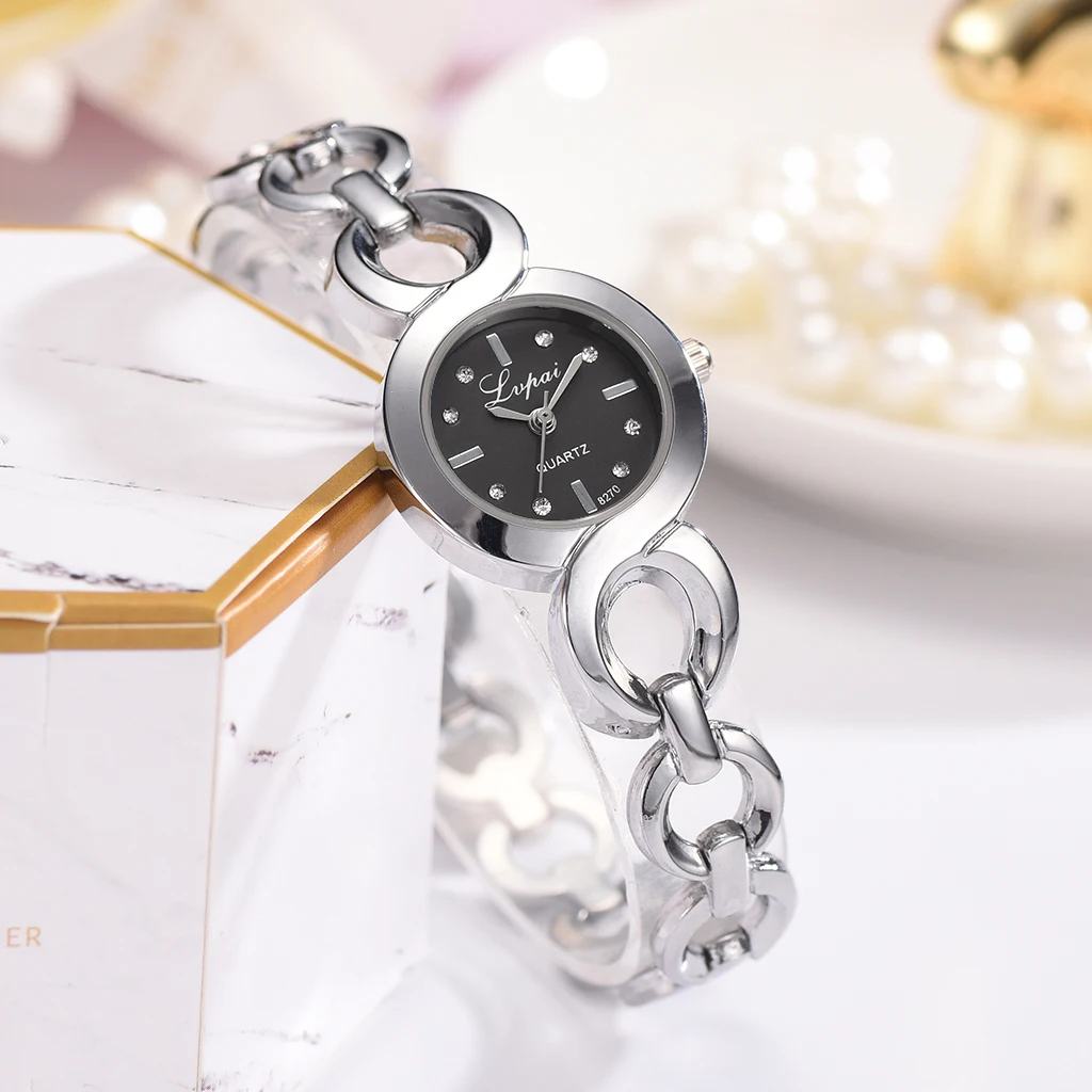Lvpai Брендовые женские модные часы сплав Элегантные Женские Аналоговые кварцевые