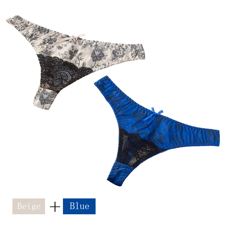 Julexy, размеры s, m, l, X, XL, сексуальные стринги, выдалбливают, нижнее белье, трусы танга, для девушек, низкая талия, хлопок, удобные стринги, женские трусики - Цвет: Beige-Blue