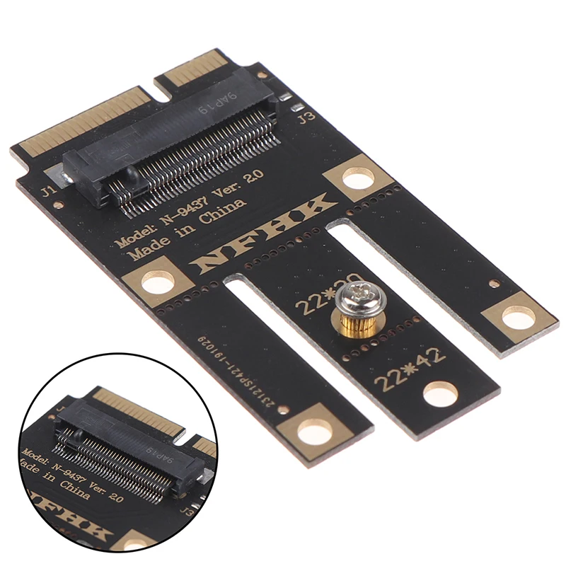 M.2 NGFF Key A + e Mini Pci Express адаптер для беспроводной карты Wi Fi|Компьютерные кабели и