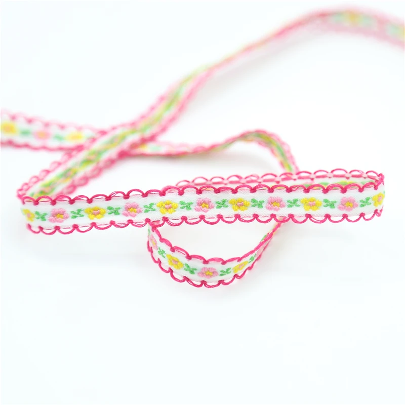1Yards/Lot Lace Ribbon Tape 12MM Quality Trim DIY Embroidered For Sewing Decoration | Дом и сад