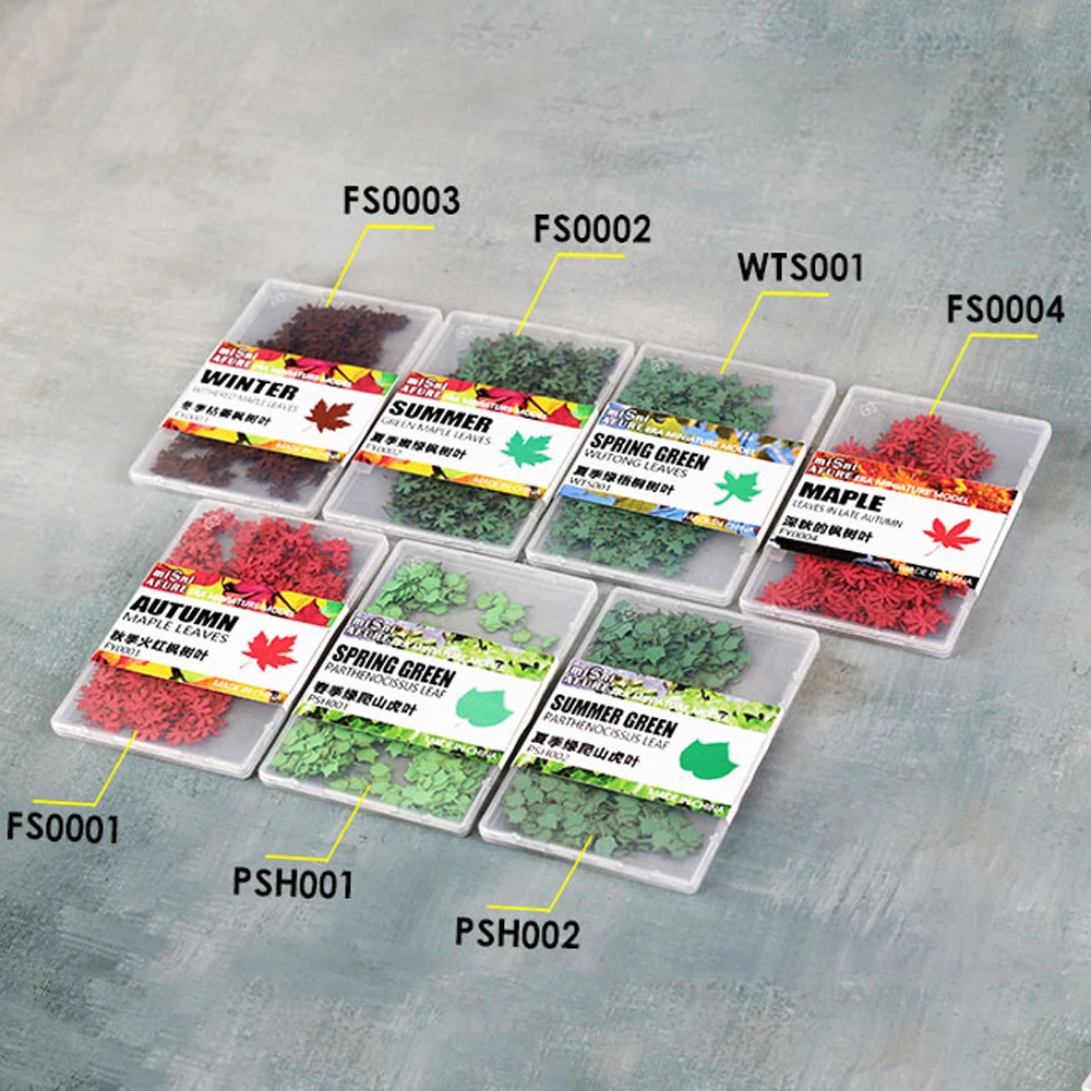 Симуляция создания сцены лист дерева кленовый рассеяние листьев военное