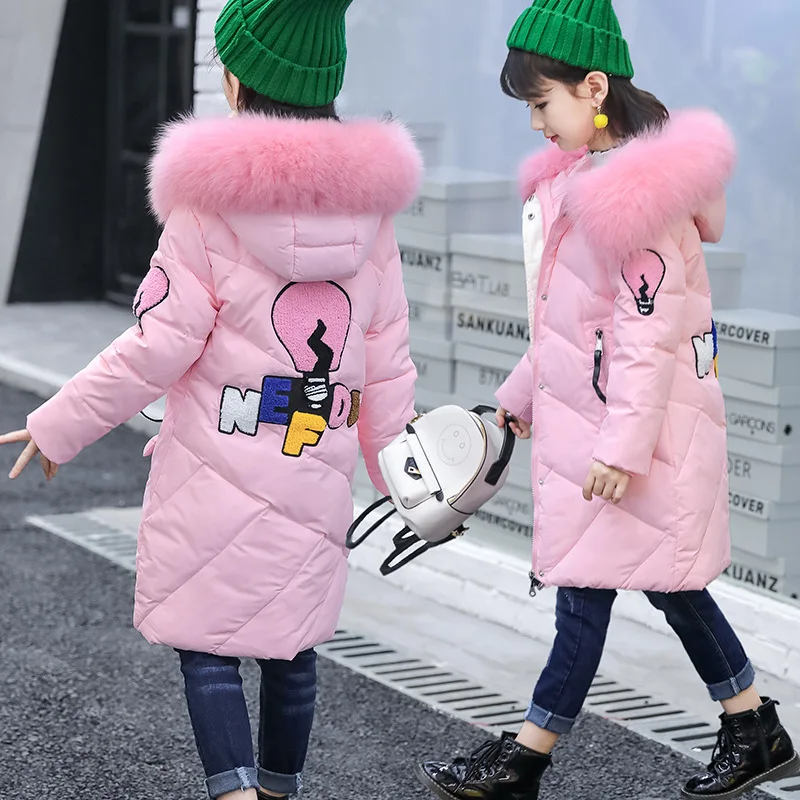 Детский пуховик с капюшоном на возраст 5-14 лет | Мать и ребенок