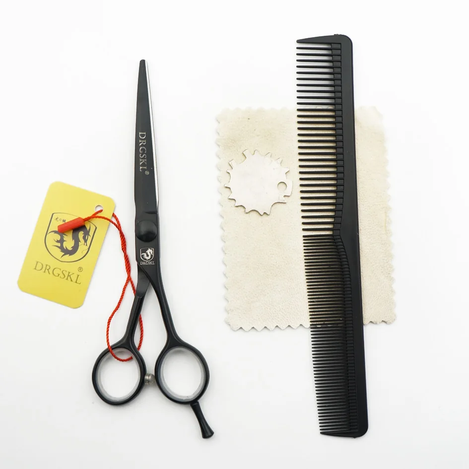 75 BK CUT DRGSKL Новые горячие ножницы для стрижки волос высокое качество 5,5 дюймов Профессиональные парикмахерские портативные Парикмахерские ножницы филировочные ножницы - Цвет: 75 BK CUT