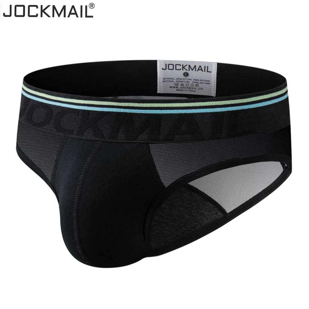 4 шт./лот JOCKMAIL сексуальное мужское нижнее белье для геев Трусы из хлопка трусы