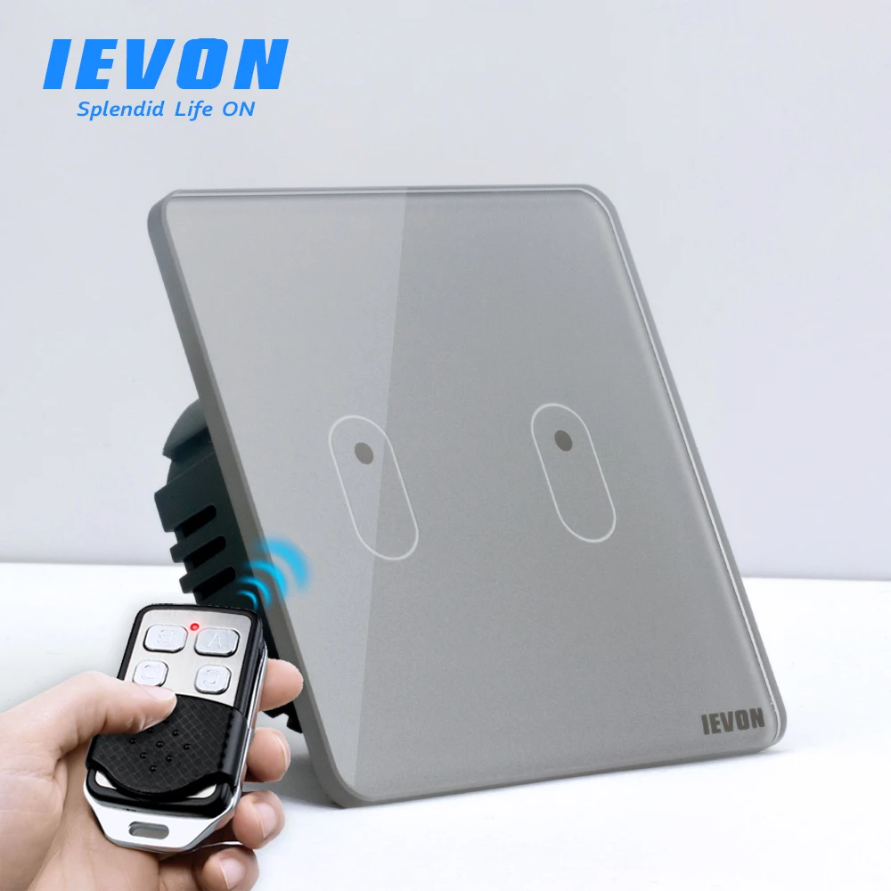 IEVON 80 Тип Беспроводной настенный выключатель светильник переключатель 130-240V RF433