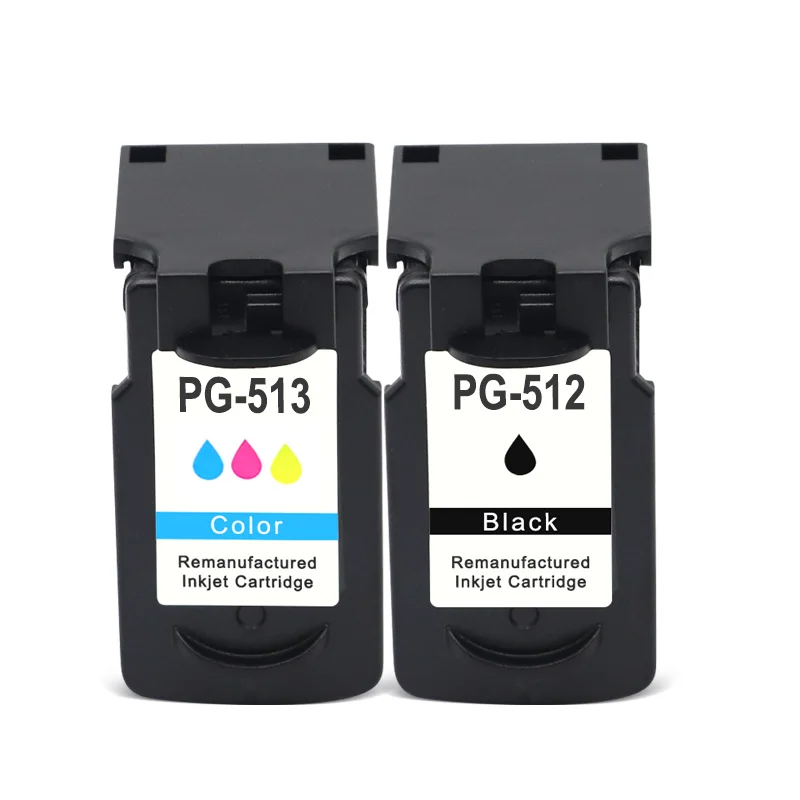 2 шт. для canon PG512 CL513 чернильный картридж PG 512 CL 513 MP240 MP250 MP270 MP230 MP480 MX350 IP2700 принтеры s
