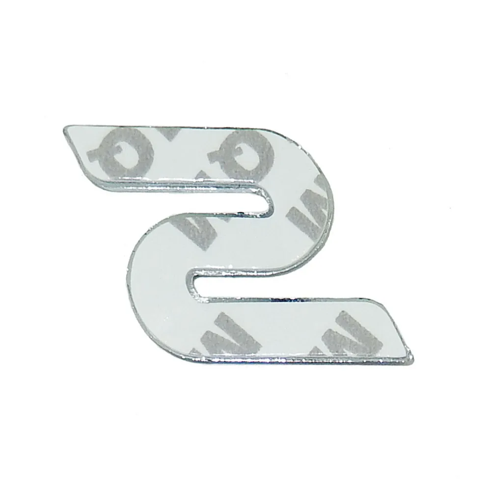 S хромированная металлическая эмблема на переднюю капот автомобиля решетка