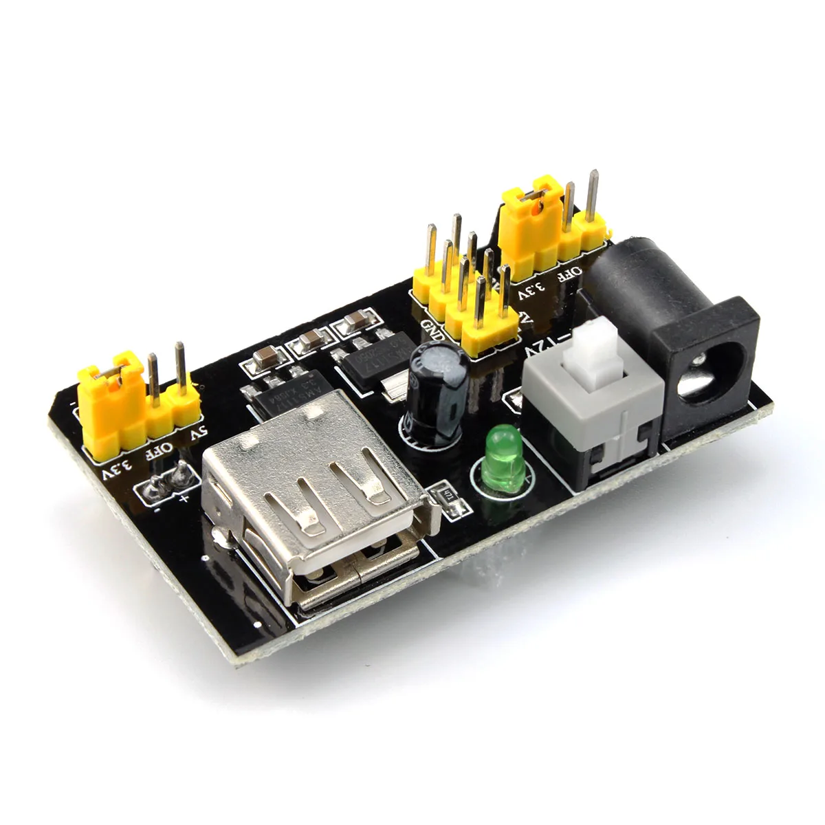 Макет Питание модуль MB102 3 V 5V 2 полосная пайки Напряжение регулятор DIY для