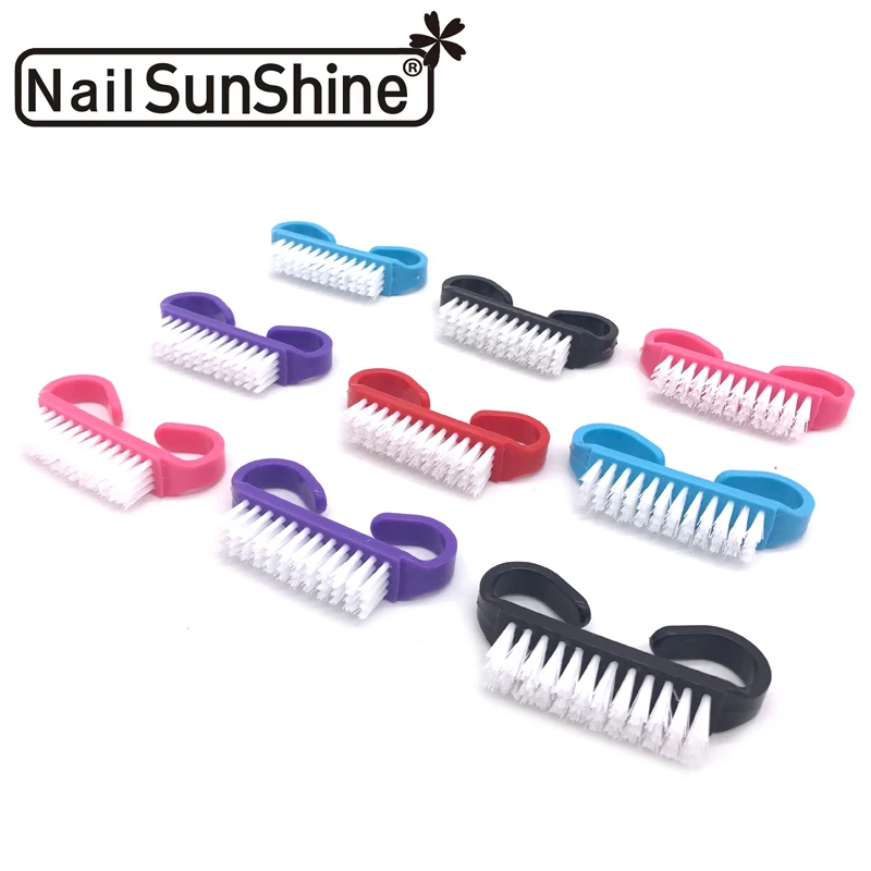 100 шт. пластиковая зажигалка для маникюра и педикюра щетка очистки маникюрных