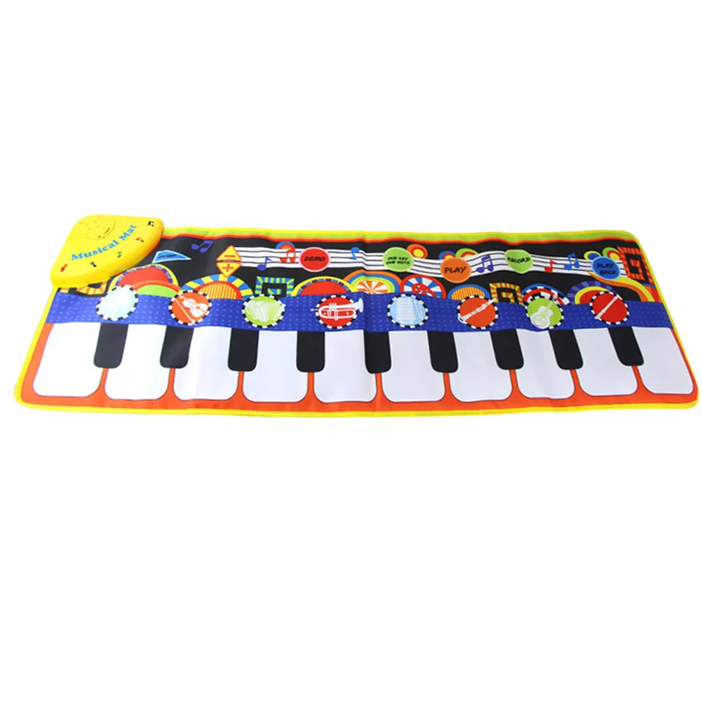 

Touch Musical Mat Playmat Blanket Kids Toy Learning Portabe Early Education Battery Powered Dance Foldable Piano Keyboard