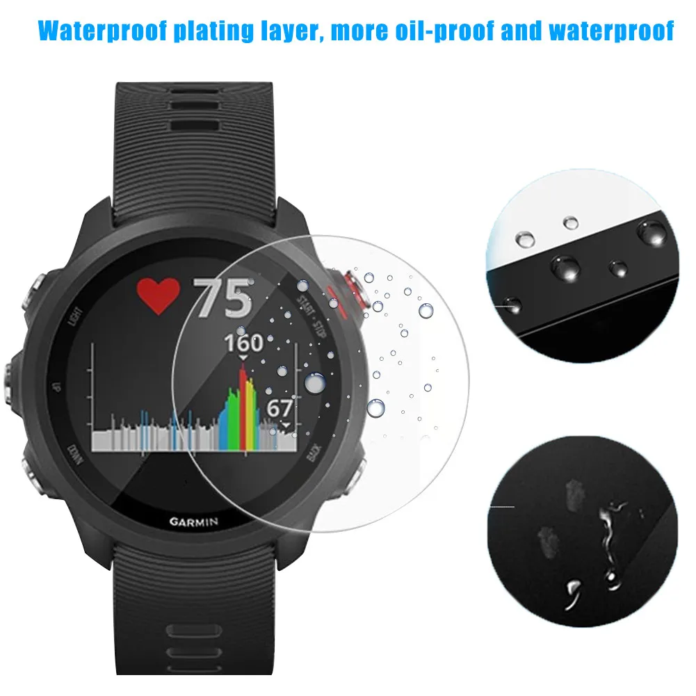 

Watch Transparent Protective Film Tempered Glass Screen Protector For Garmin 935 Tempered Glass Screen Protector