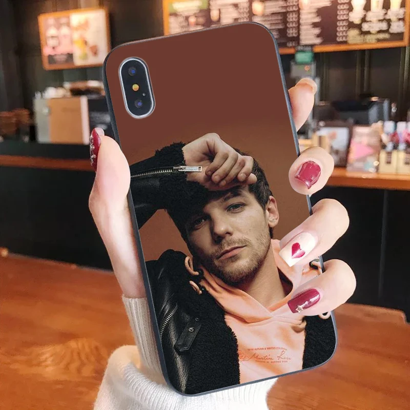

Louis Tomlinson Soft tpu Phone Cover for iPhone X XSMAX 6 6S 7 7plus 8 8Plus XR SE2020 12pro 12mini 11promax
