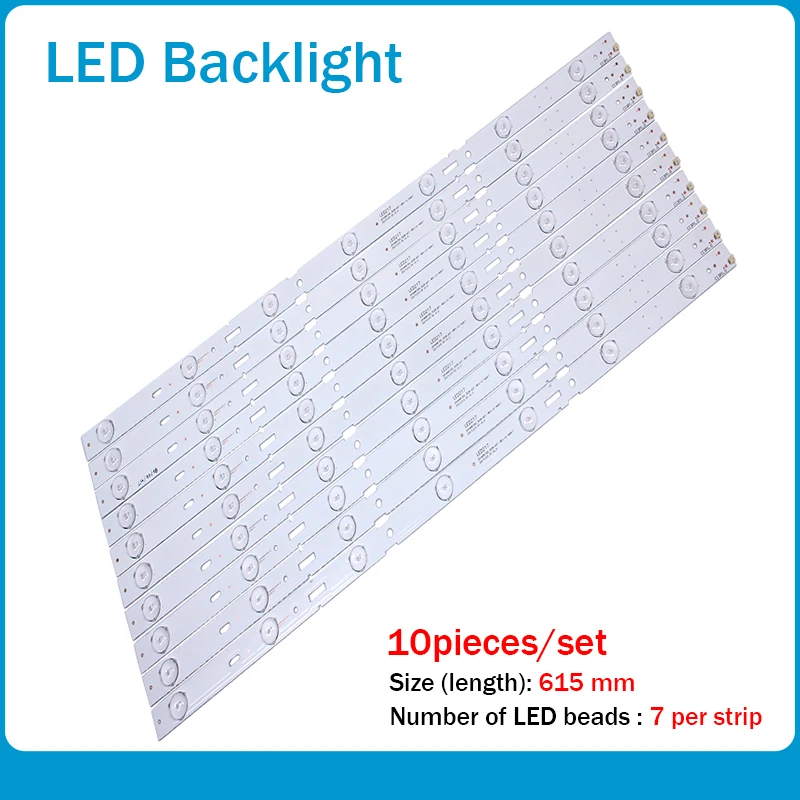 3 комплекта = 30 штук светодиодная подсветка для 32 дюймового телевизора 32VLE4401 32VLE4500