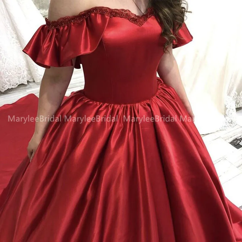 Роскошные бордовые платья Quinceanera оборками с открытыми плечами Vestido Бальные