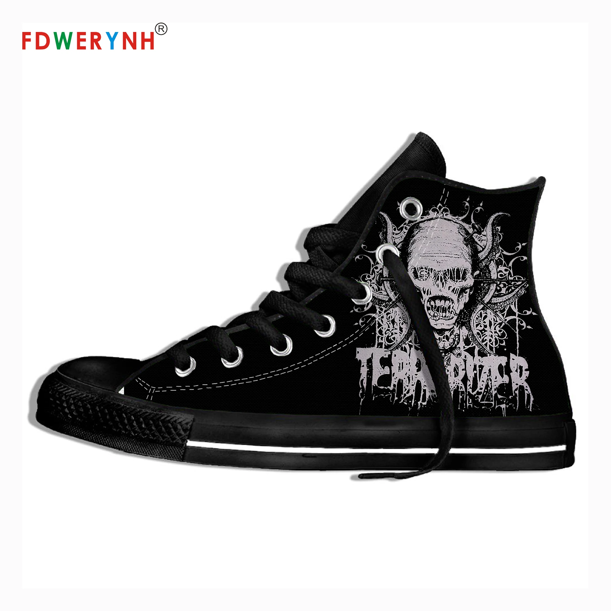 

Men's Canvas Casual Shoes Terrorizer Band Most Influential Metal Bands Of All Time Customize Pattern Color Lightweight Shoes