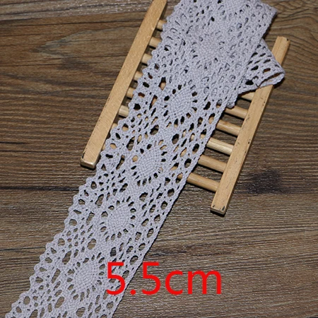 5.5cm 2yard 2 ярда мульти размер розовый вышивка кружева отделка ленты DIY одежды головной убор Свадебная Упаковка ткань материалы - Цвет: 5.5cm 2yard