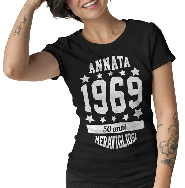 

Women T-Shirt Birthday 50 years Wonderful Fun Vintage 1969 kiarenzafd