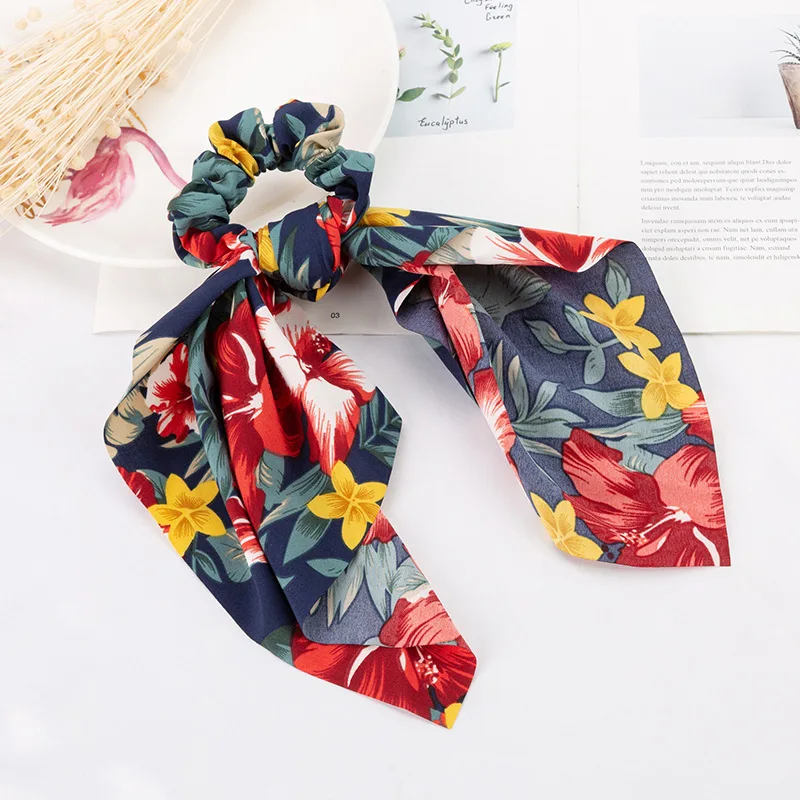 Новые женские резинки для волос желтые эластичные аксессуары девочек держатель