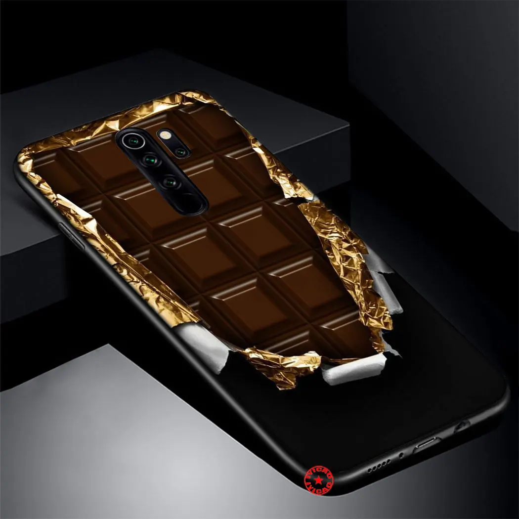 Мягкий силиконовый чехол Y43 Love Chocolate для Xiaomi Redmi Note 9S 9 Pro Max 5 5A Prime 6 7 8 8T | Мобильные