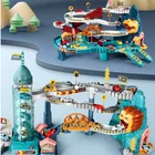 Новый Лев динозавр паншань рельсовая машина маленький поезд разбивается по приключениям со звуком светильник детская парковка