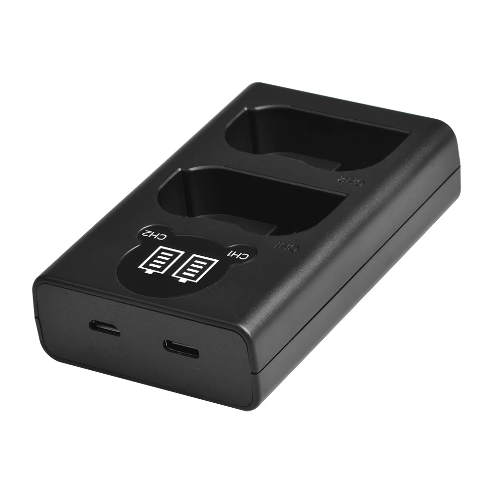 Светодиодный аккумулятор EN EL15 для камеры двойное зарядное устройство Nikon D7100 D7200