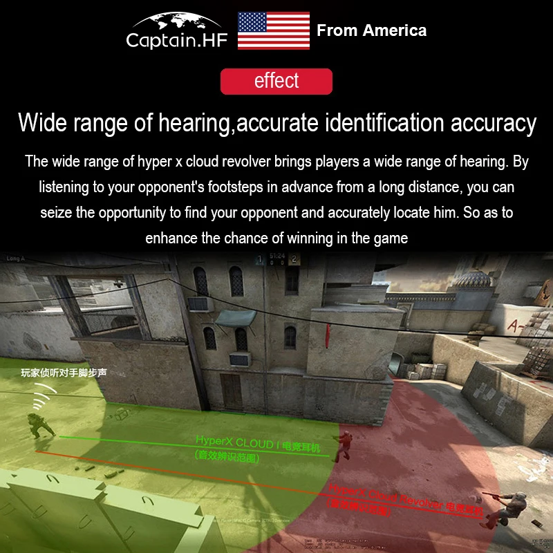 

Headphones Cloud Mix Sky Gaming Wired Dual Sound Chamber, Game and Go, Detachable Microphone