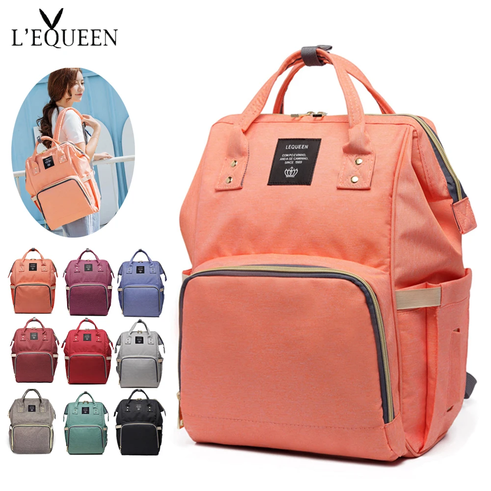 LEQUEEN Детская сумка для подгузников беременных водонепроницаемая младенца рюкзак