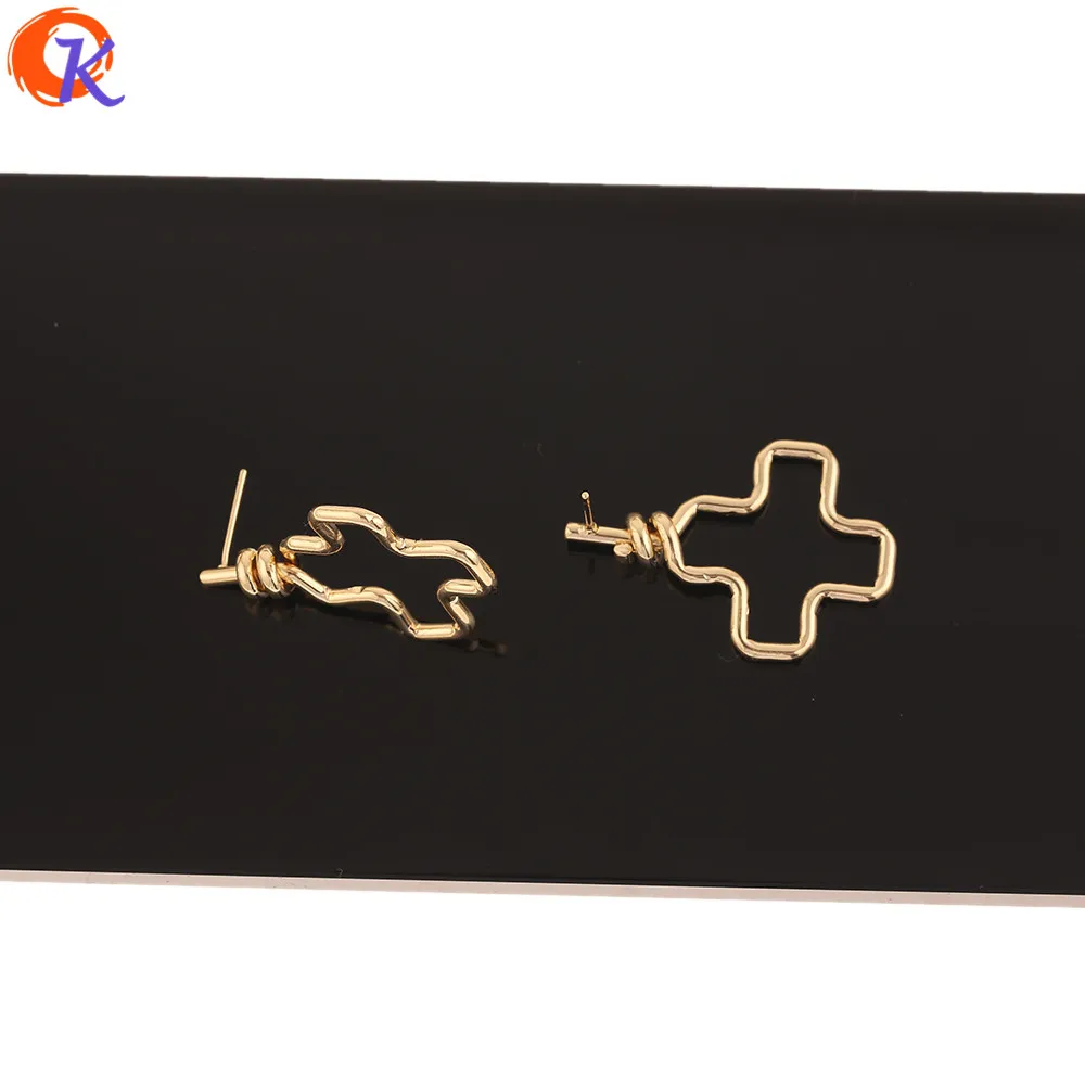 

Cordial Design 20Pcs 25*36MM Jewelry Accessories/Genuine Gold Plating/DIY Making/Earrings Stud/Hand Made/Earring Findings