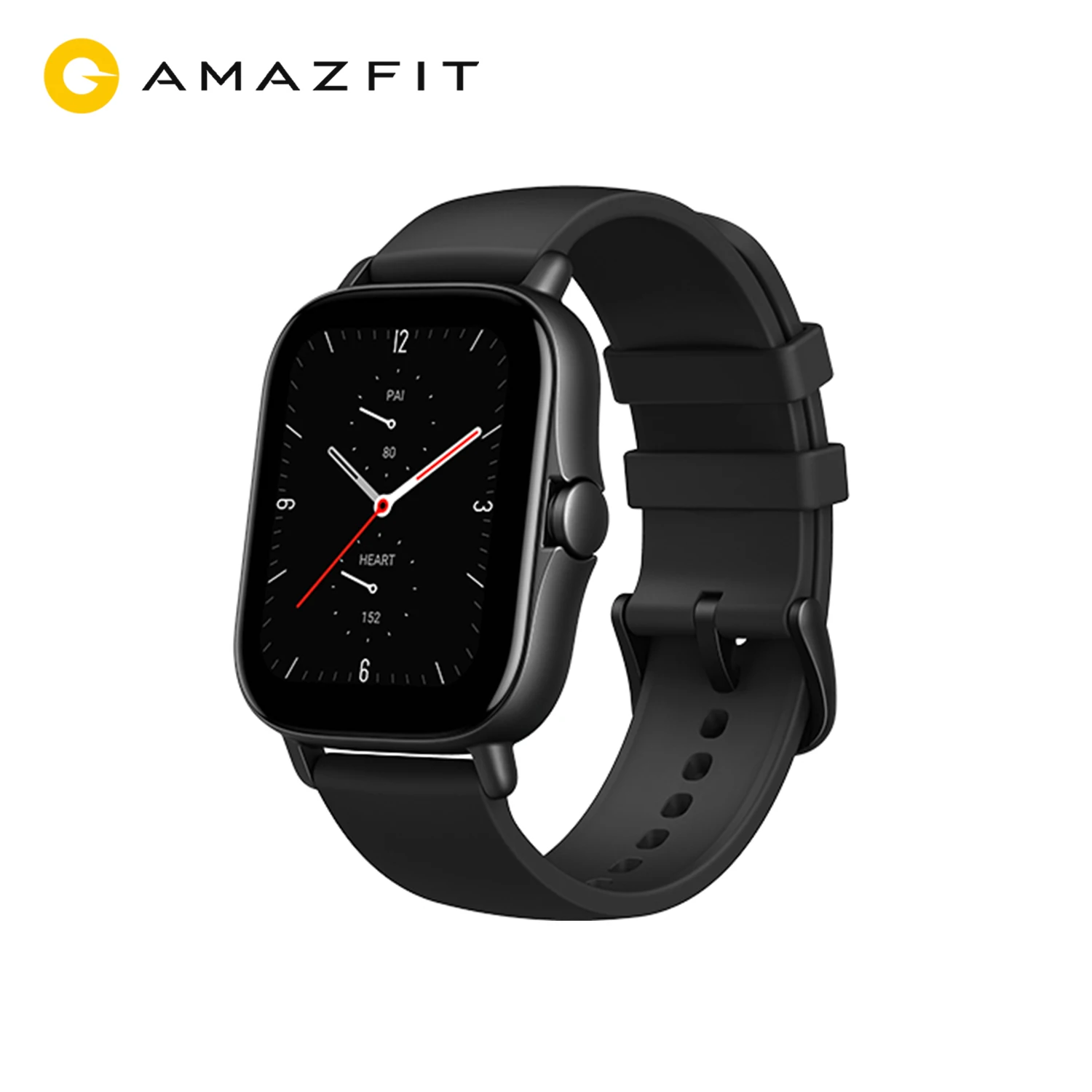  Глобальная версия Смарт-часы Amazfit GTS 2, AMOLED дисплей, долгий срок службы батареи 5 АТМ, встроенные смарт-часы Alexa для телефонов Android, IOS 