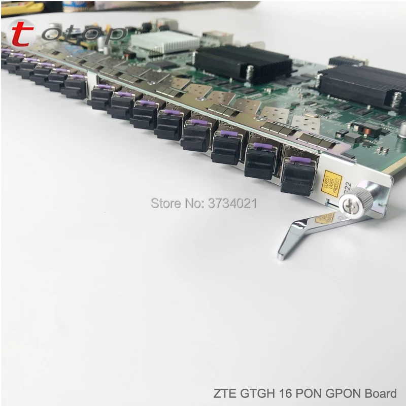 2 версии zte OLT сервисная плата GTGHK GTGHG 16 портов B+ C++ GPON карты с 16 шт SFP модули для zte GPON OLT C300 C320