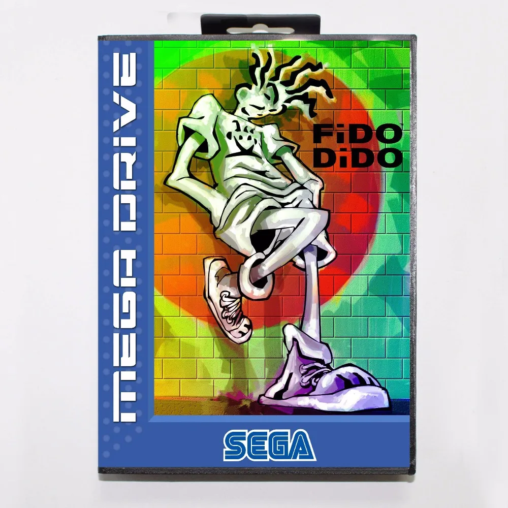 Fido Dido 16 бит MD игровая карта с розничной коробкой для Sega Megadrive/Genesis|Картриджи| |