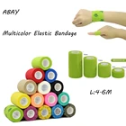 Самоклеящаяся лента, эластичный бинт, рулон, самоблокирующиеся бинты для бокса, голеностопа, спорта, медицинские камуфляжные ленты кинезио, кинезиологическая лента