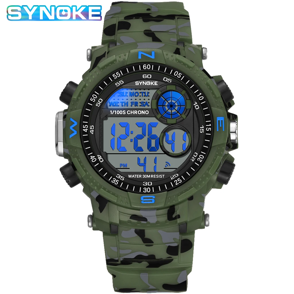 Часы наручные мужские камуфляжные Модные Аналоговые Цифровые армейские