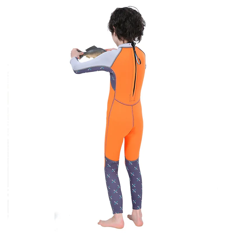 Детский неопреновый гидрокостюм премиум-класса с длинным рукавом 2 5 мм