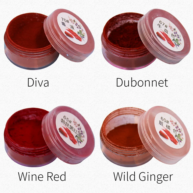 4 бутылки яркий блеск для губ краситель слюда жемчужная пудра косметики макияжа