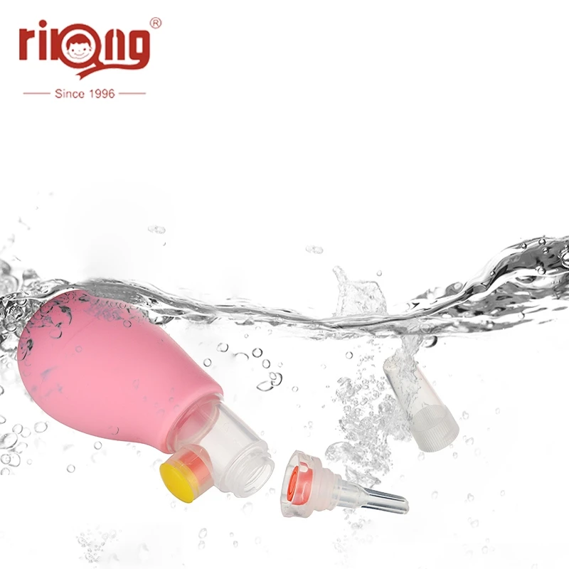 Ручной силиконовый Назальный аспиратор Rikang для ухода за ребенком устройство