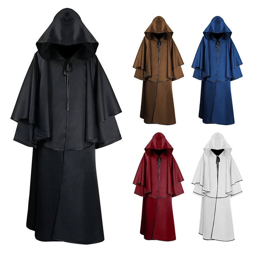 

Cosplay Robe Hooded Cloak Costume Suit Adult Role-playing Decoration Clothing Nightmare Before Christmas Demon Slayer Wizard