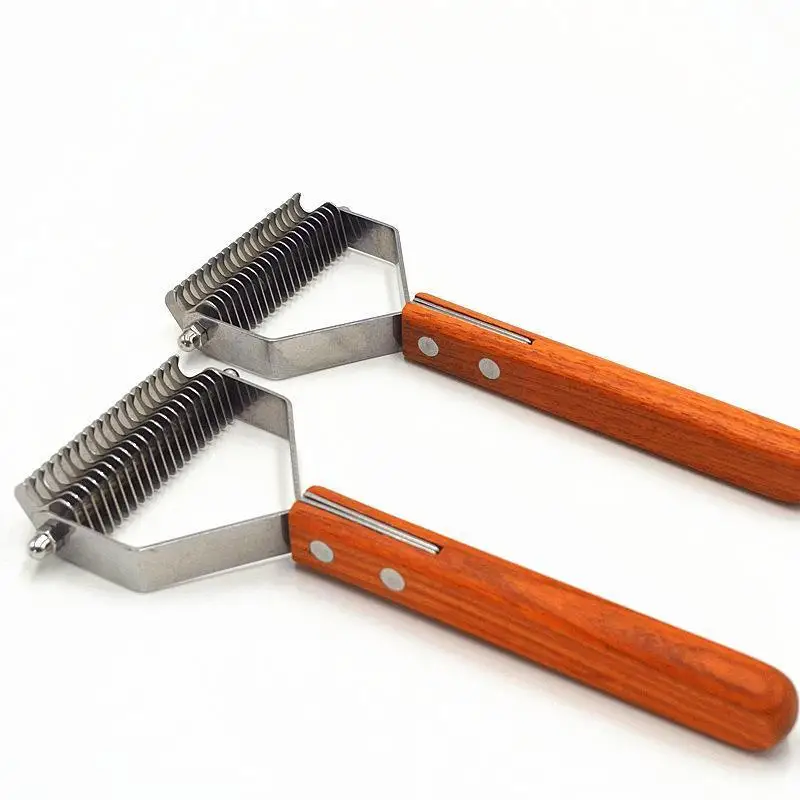 Триммер для вычесывания шерсти домашних животных щетка удаления у кошек и собак