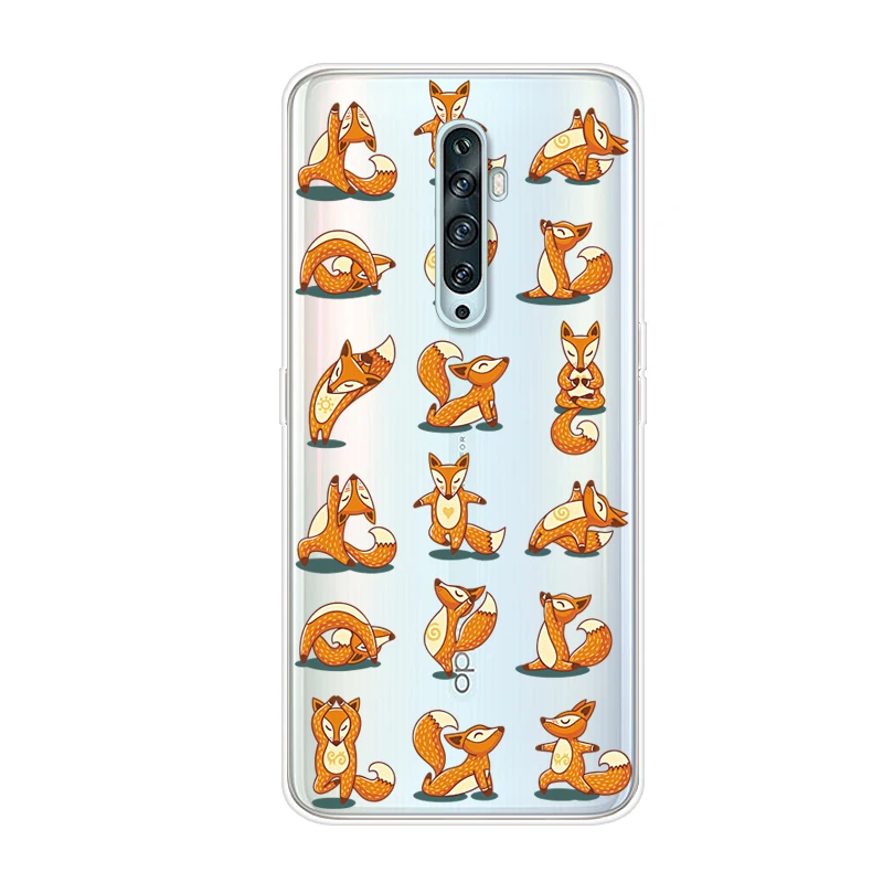 

Cartoon Case For OPPO Reno2 F.Mobile Phone Shell,TPU Material Painted Beautiful Color Painting Case.19 Colors