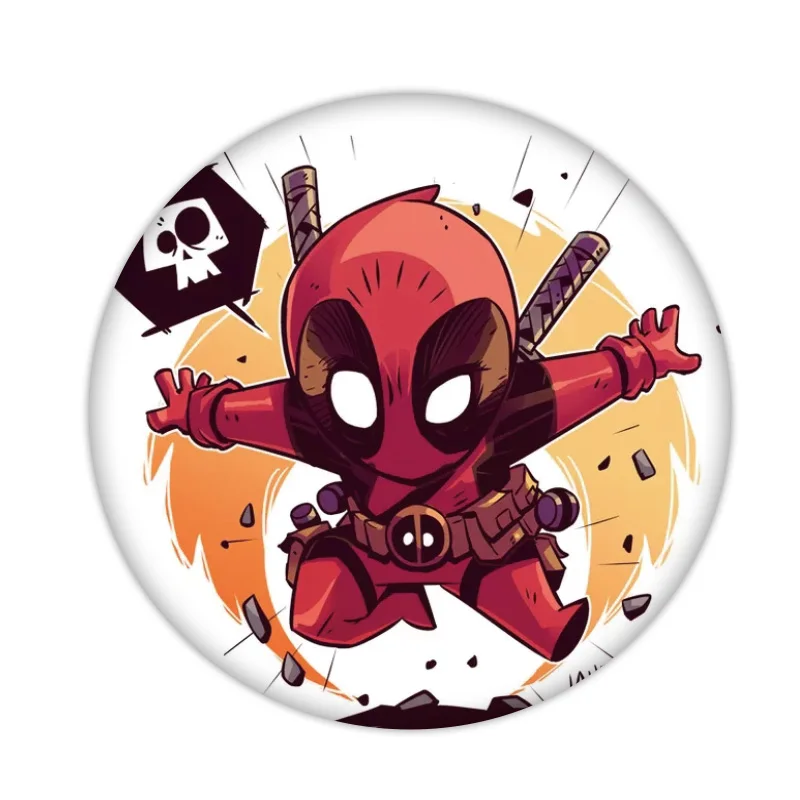 1 шт. значок Marvel Hero Spiderman кнопка сделай сам для мальчиков пластиковые значки