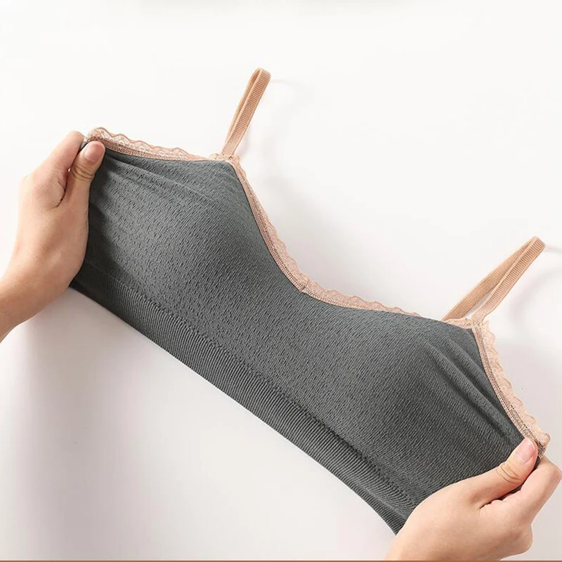 

Bra Tube Top Female Seamless Fitness Sport Undearwear Crop Top 2021 Sexy Lace Bralette Lingerie Streetwear Women Brassieres Vest