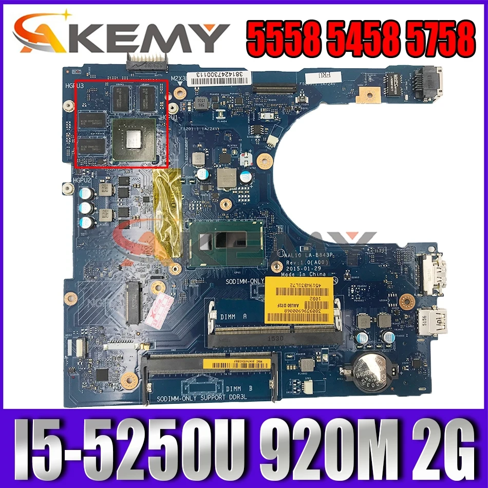 

Материнская плата для DELL inspiron 920 5558 5458 5758