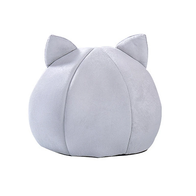 Питомник Для собак в форме кошки домик для дышащая кровать питомцев щенков котят